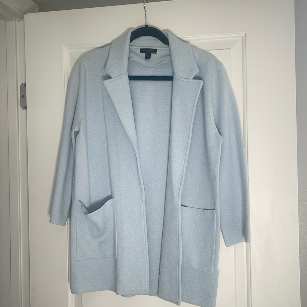 J.Crew Sophie open-front sweater-blazer size S